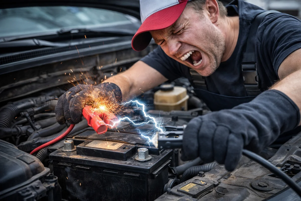 A bateria do carro dá choque?