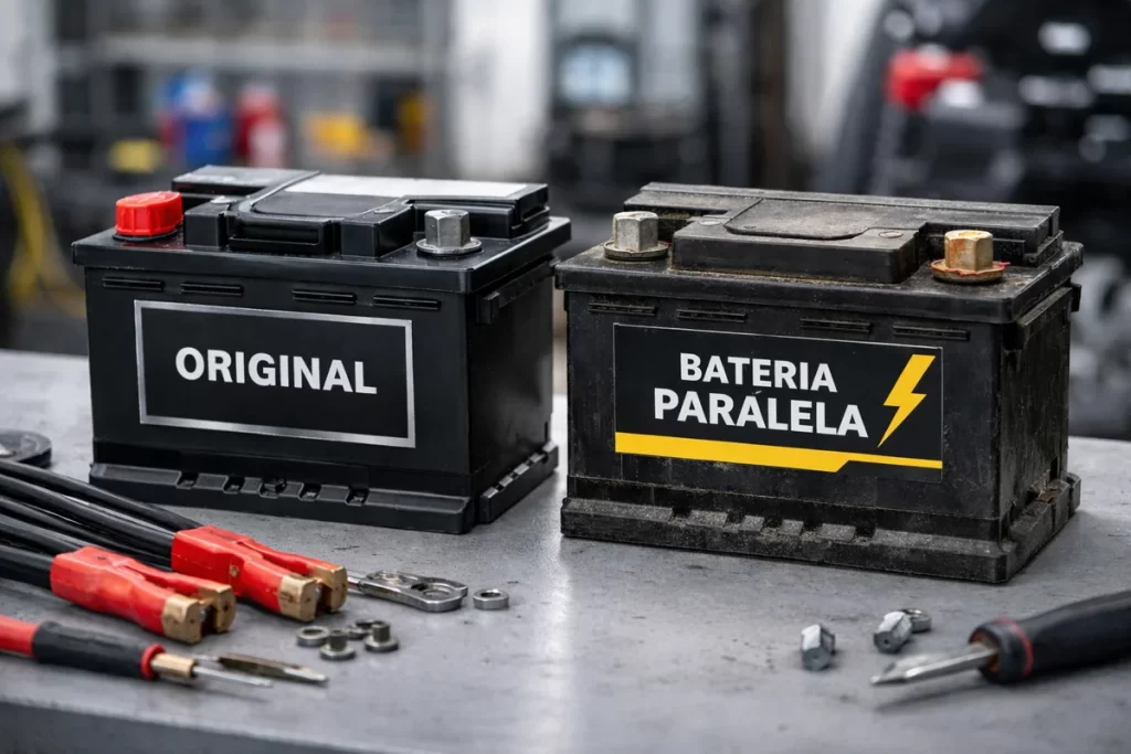 Bateria Automotiva Original vs Paralela